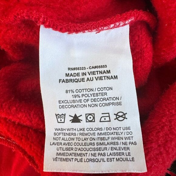 Jordan Men's Red Essentials Fleece Jogger Sweatpants Size Medium - Picture 8 of 9